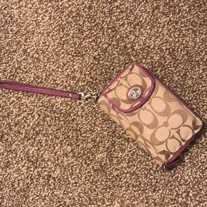 Coach wristlet